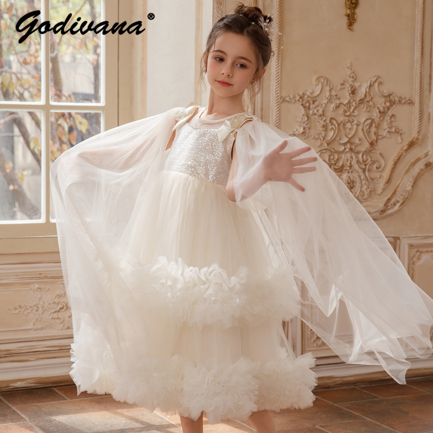 Glitter Tablecloth - Abito da Principessa in Tulle con