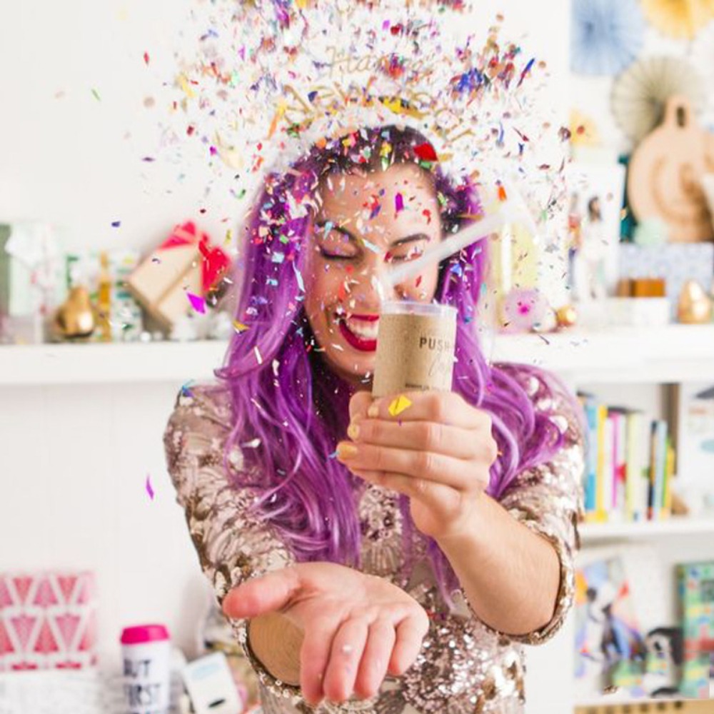 Confetti Cannon Tube - Coriandoli colorati pastello per addio al
