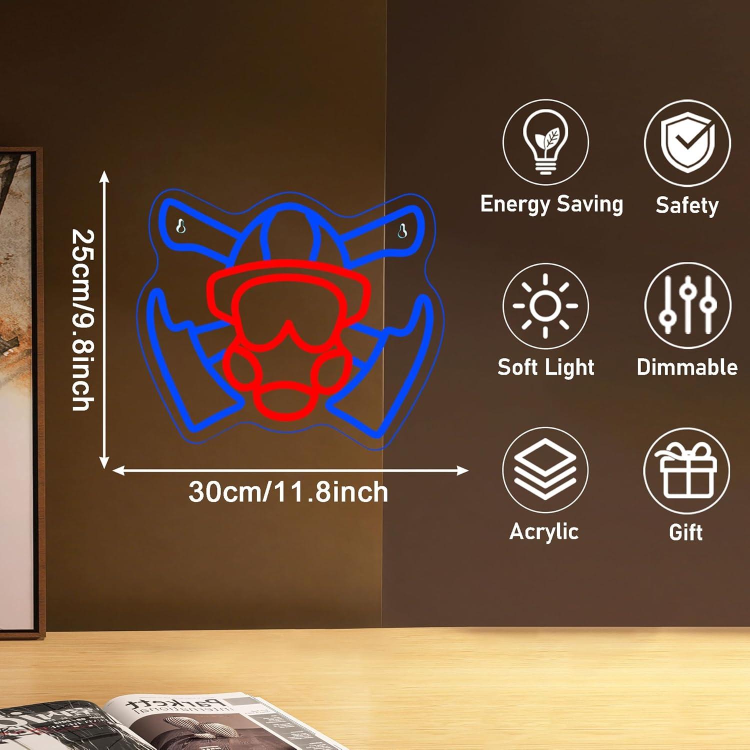Insegna al neon a forma di mas - Neon Sign Party recensione e prezzo