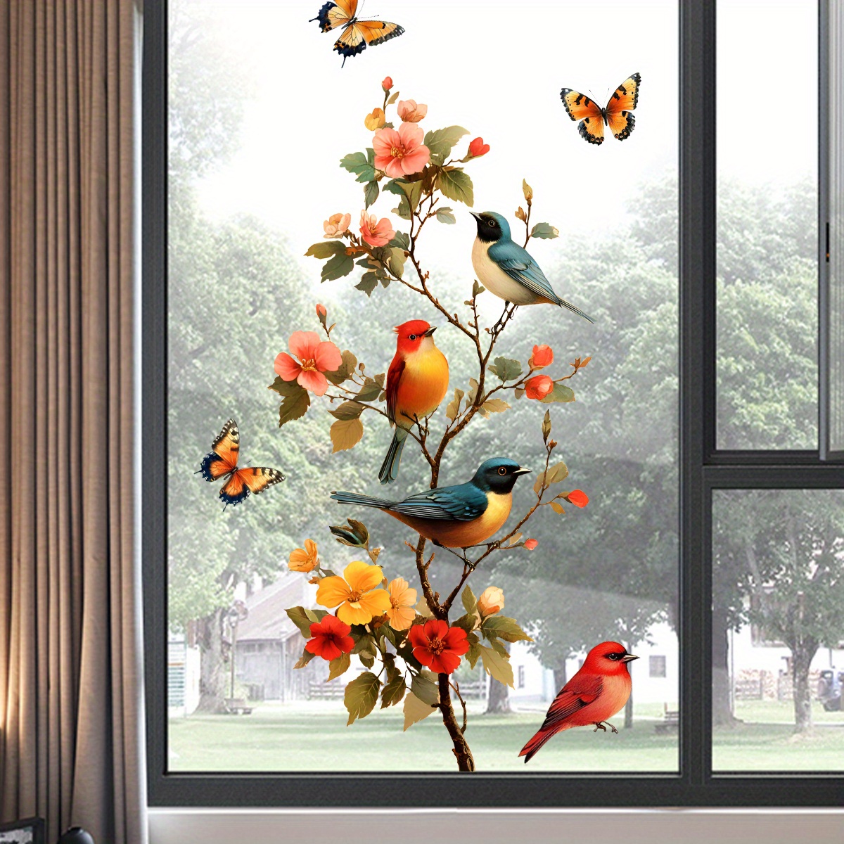 1 pezzo di adesivo per finestr - Flower Wall Panel recensione e prezzo