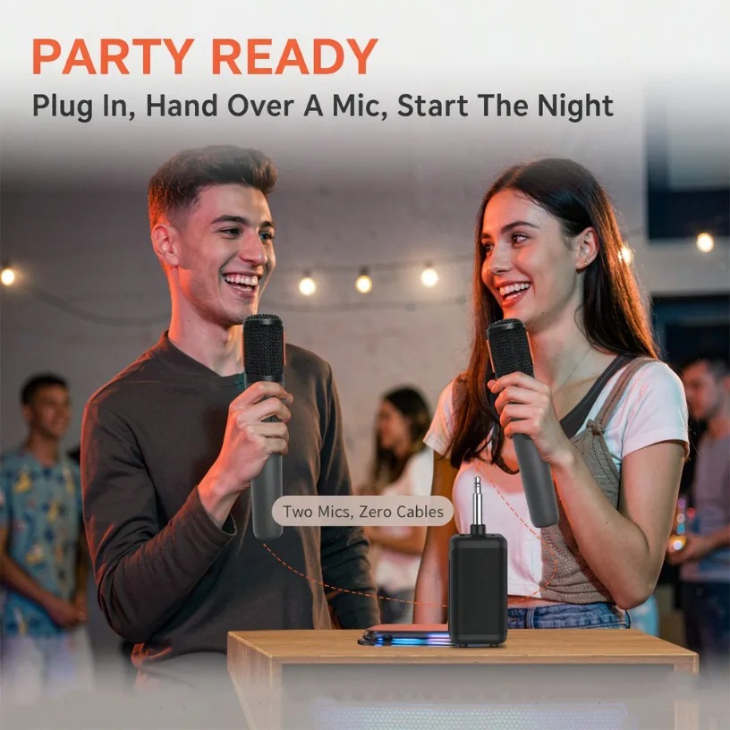 Microfono Wireless Doppio AES- - Event Party recensione e prezzo