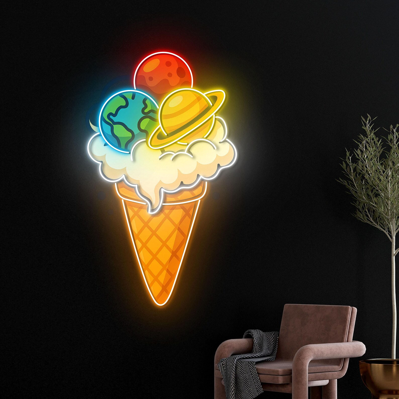 Insegna al neon a forma di gel - Neon Sign Party recensione e prezzo
